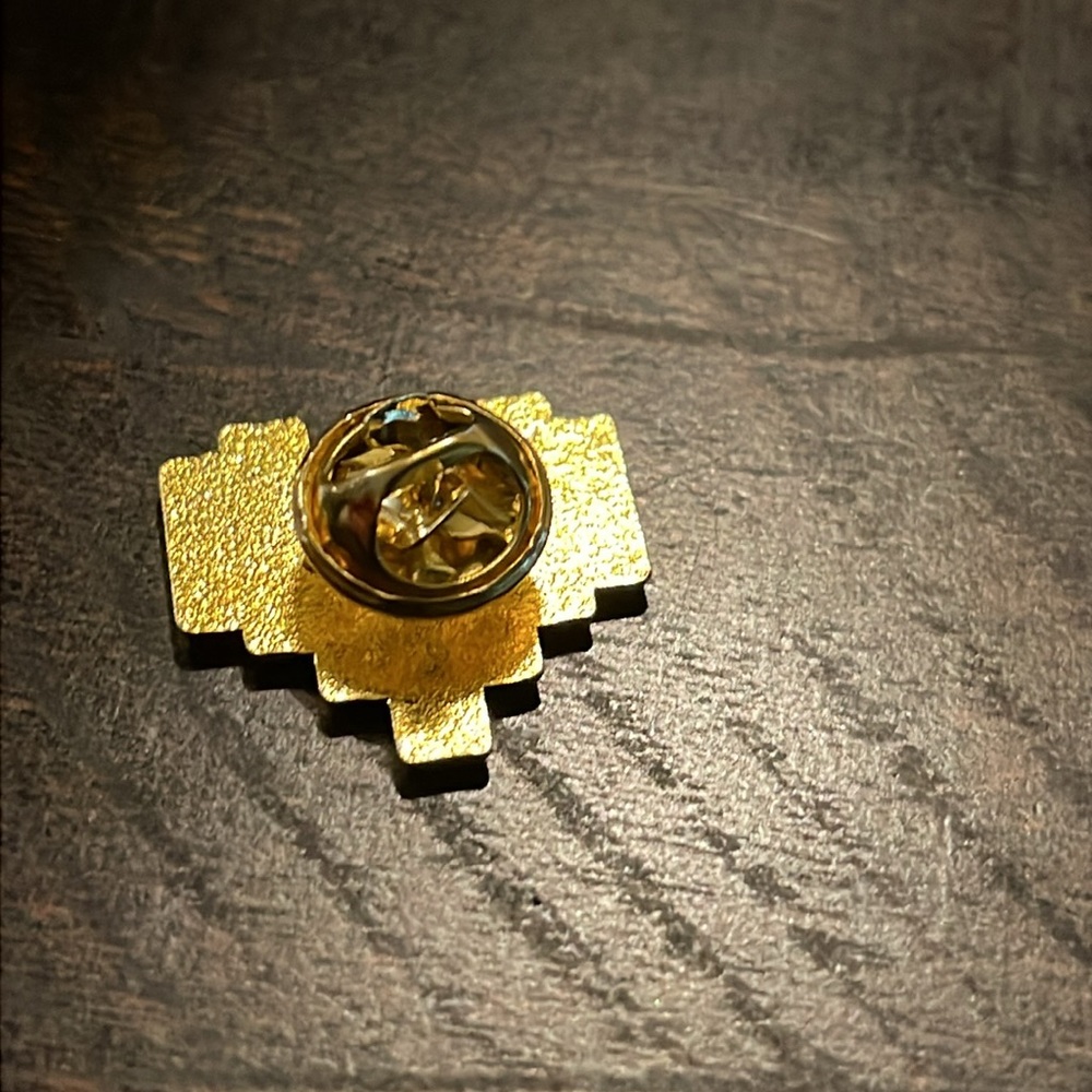Colorful Geometric Enamel Pin - Picture 2 of 4